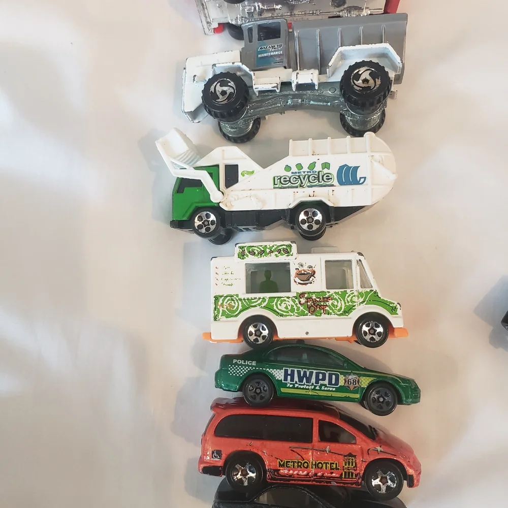 Vtg (15) Hotwheel Vehicles -80's thru early 2000's